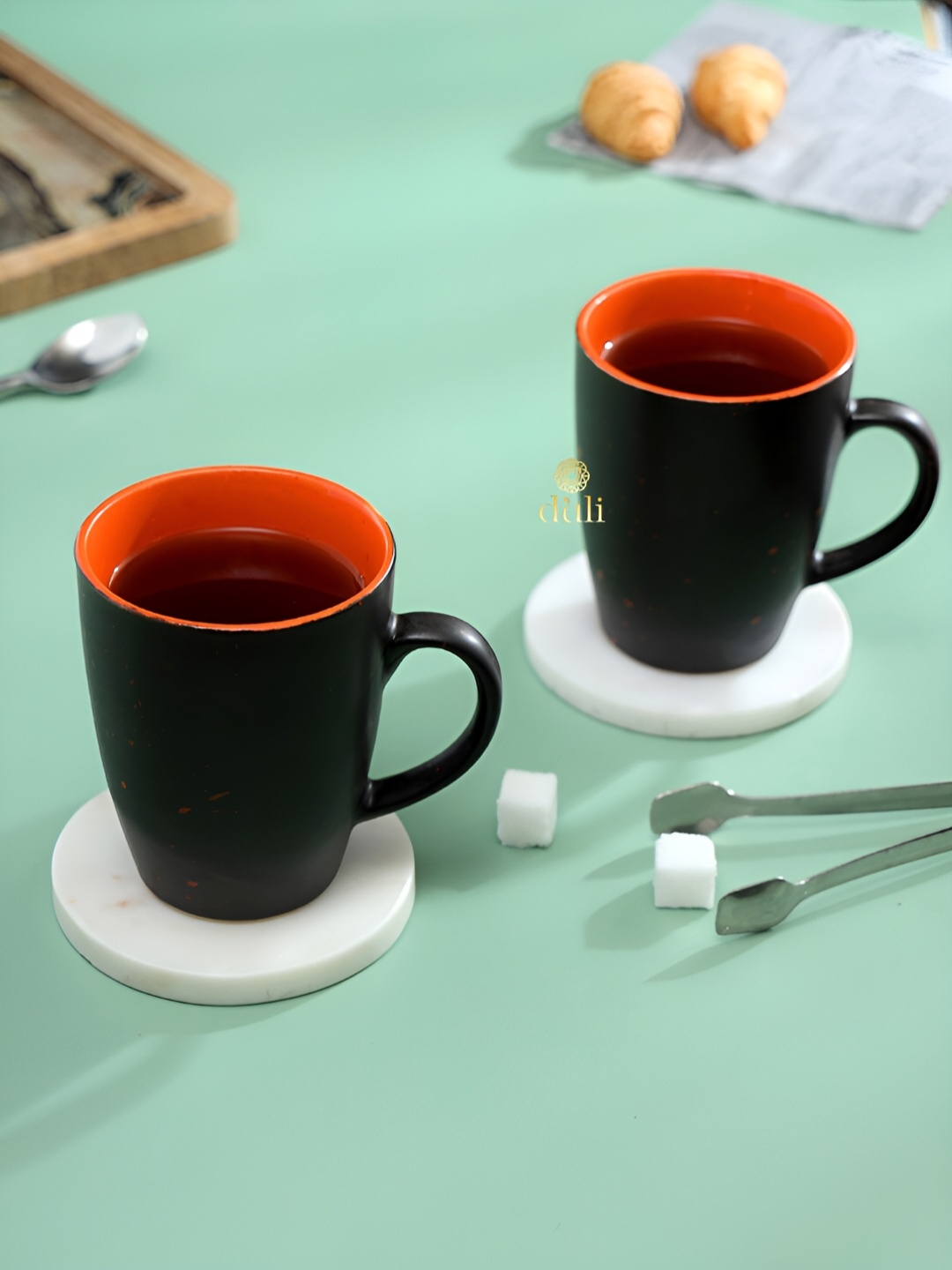 

DULI Black 2 Pieces Coffee Mugs - 250 ml