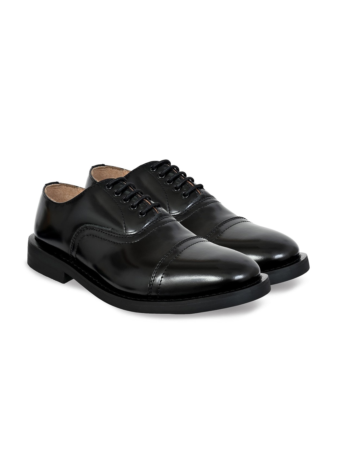 

Allen Cooper Men Leather Formal Shoes, Black