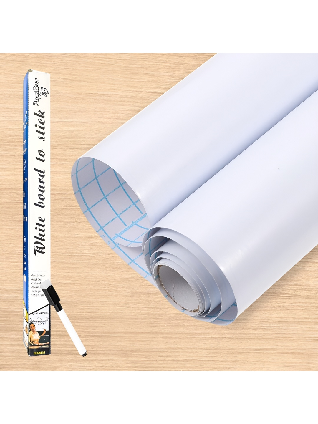 

Bulfyss Angel Bear White Self Adhesive Educational Wallpaper