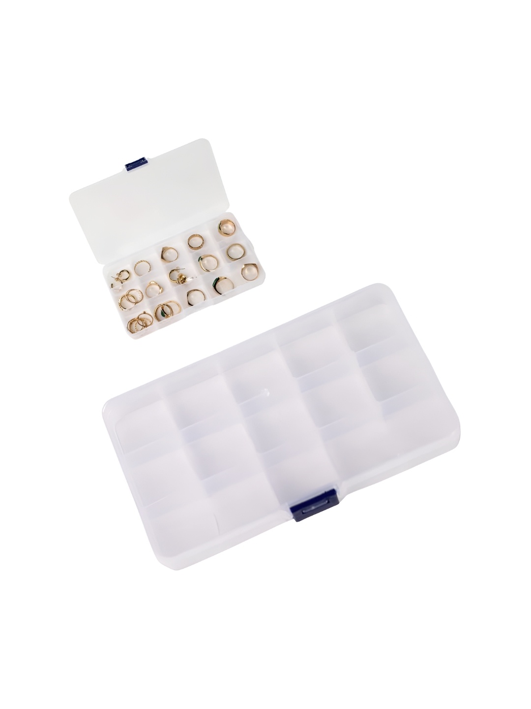 

Bulfyss Transparent 24 Grids Jewellery Organiser