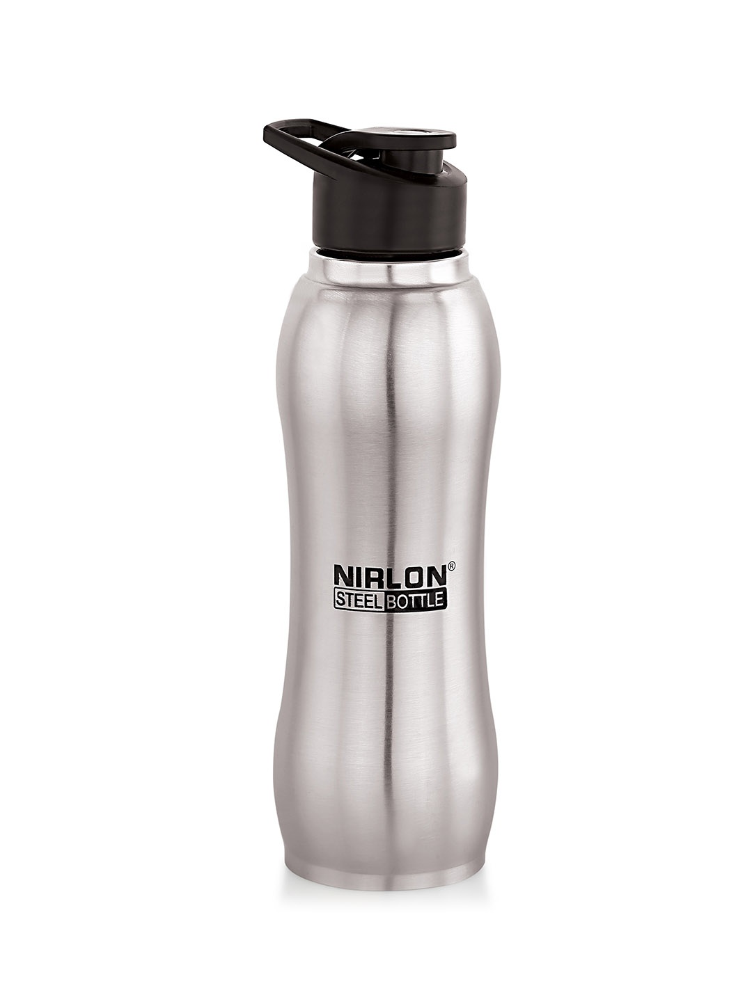 

NIRLON Silver-Toned Single Stainless Steel Water Bottle 750 ml