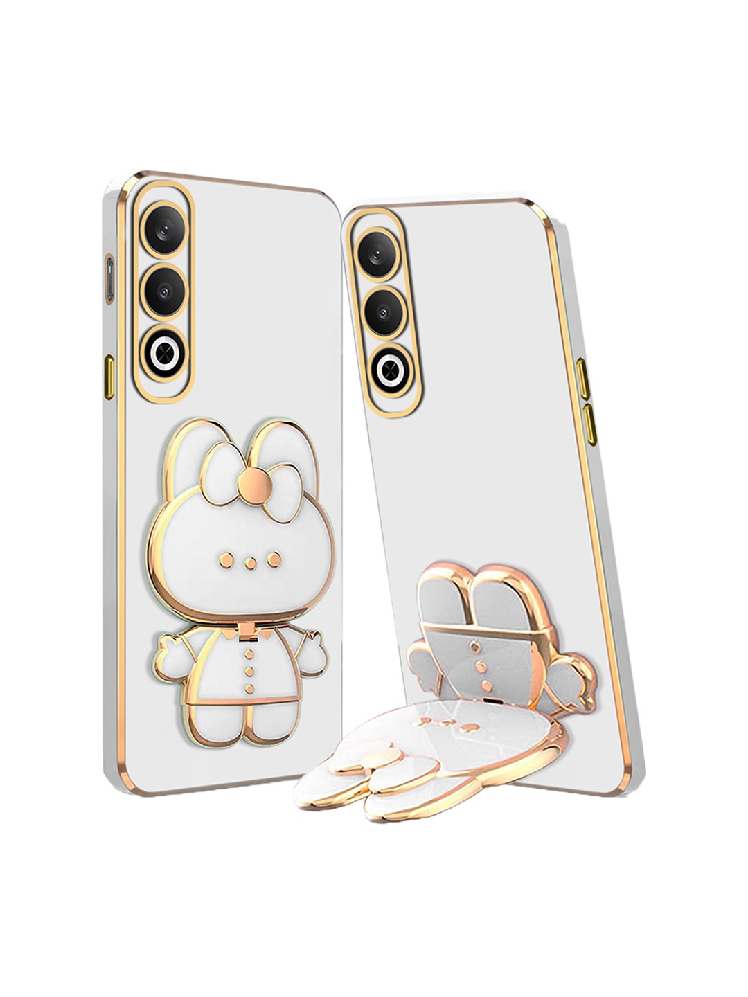 

Karwan Oneplus Nord CE4 Soft Back Case 3D Astronaut with Folding Stand, White
