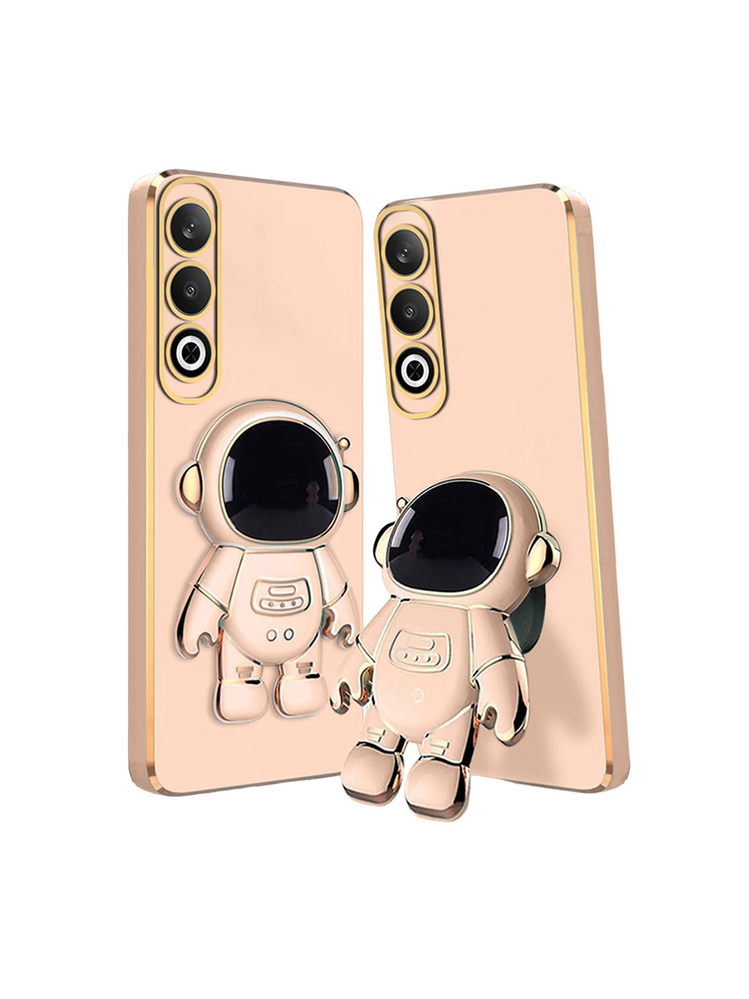 

Karwan Oneplus Nord CE4 3D Astronaut with Folding Stand Back Case, Pink