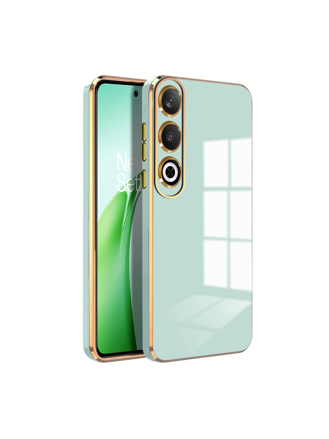 

Karwan Oneplus Nord CE4 Electroplated Soft Back Case, Green