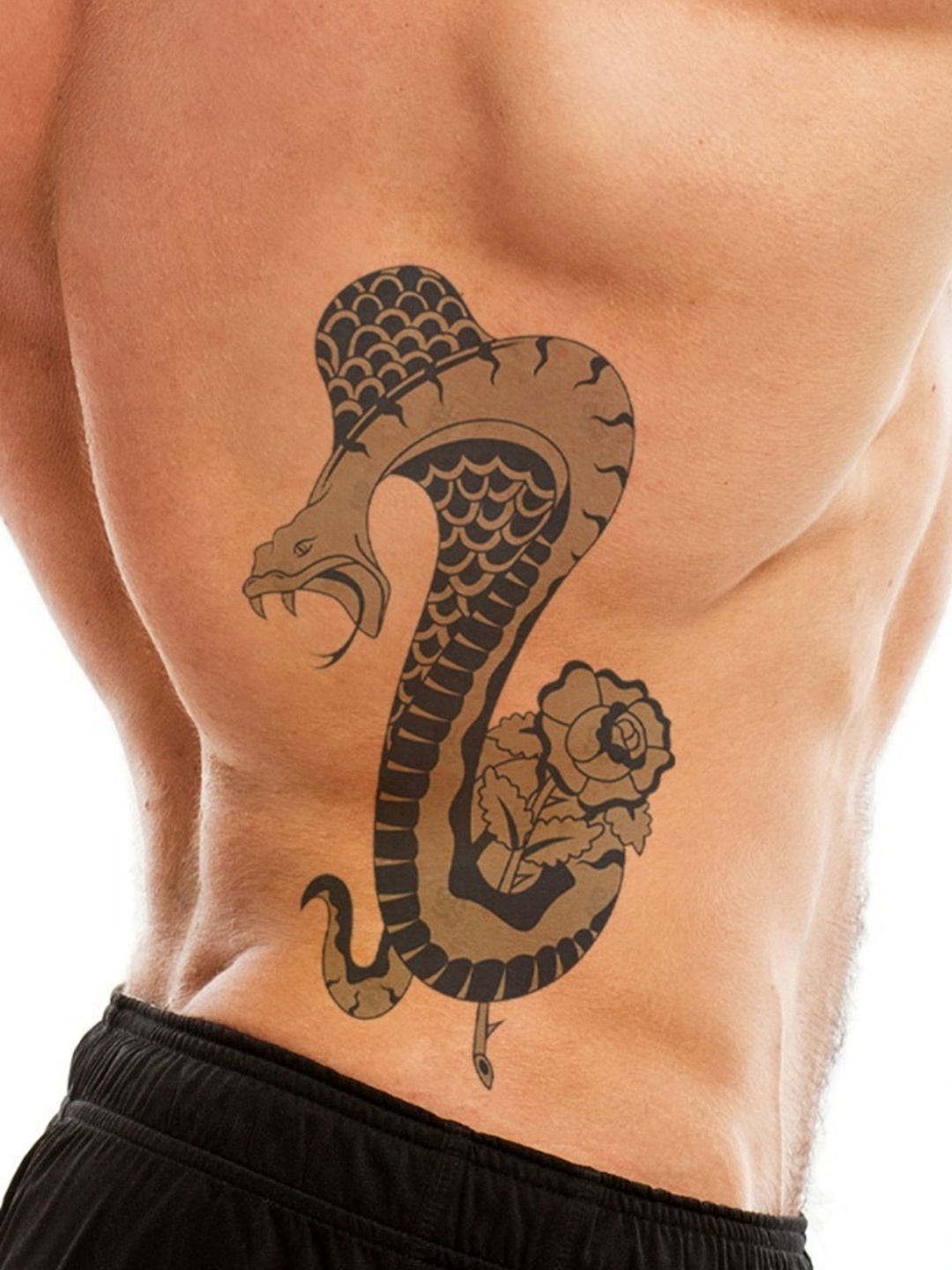 

LICK Matte Blue Finish Realistic Semi Temporary Body Tattoos