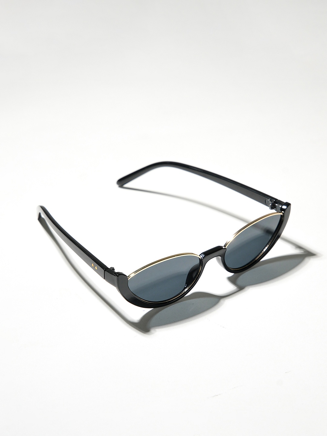 

CHOKORE Men Cateye Sunglasses with UV Protected Lens CHKSM_49, Black