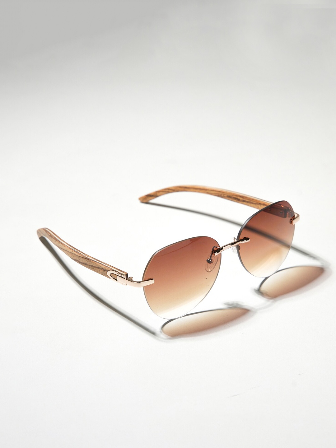 CHOKORE Men Aviator Sunglasses with UV Protected Lens CHKSM_88, Brown