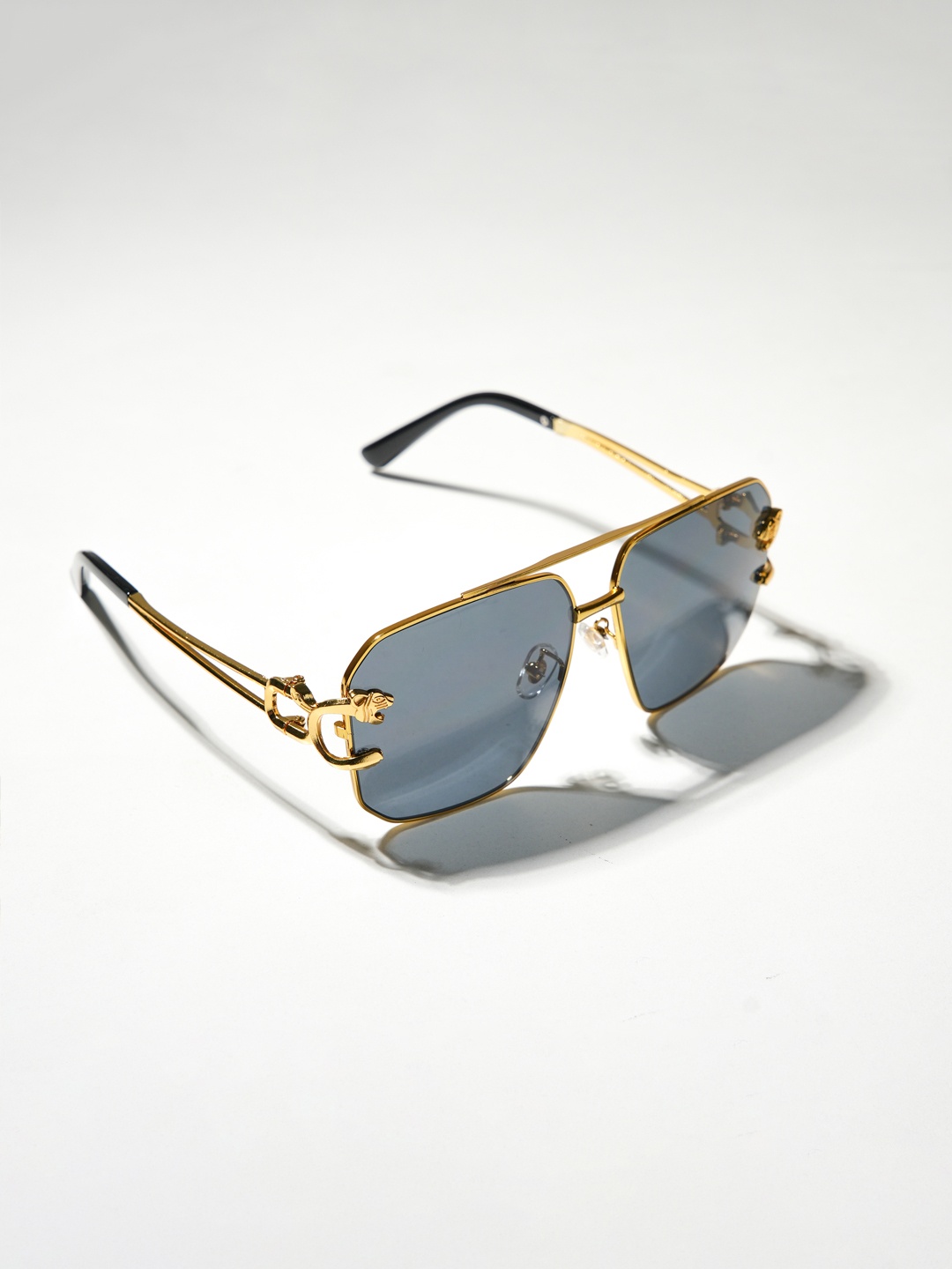

CHOKORE Men Aviator Sunglasses with UV Protected Lens CHKSM_62-, Grey