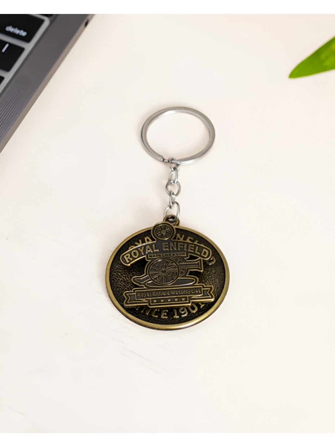 

THEDECORKART Unisex Royal Enfield Keychain, Black