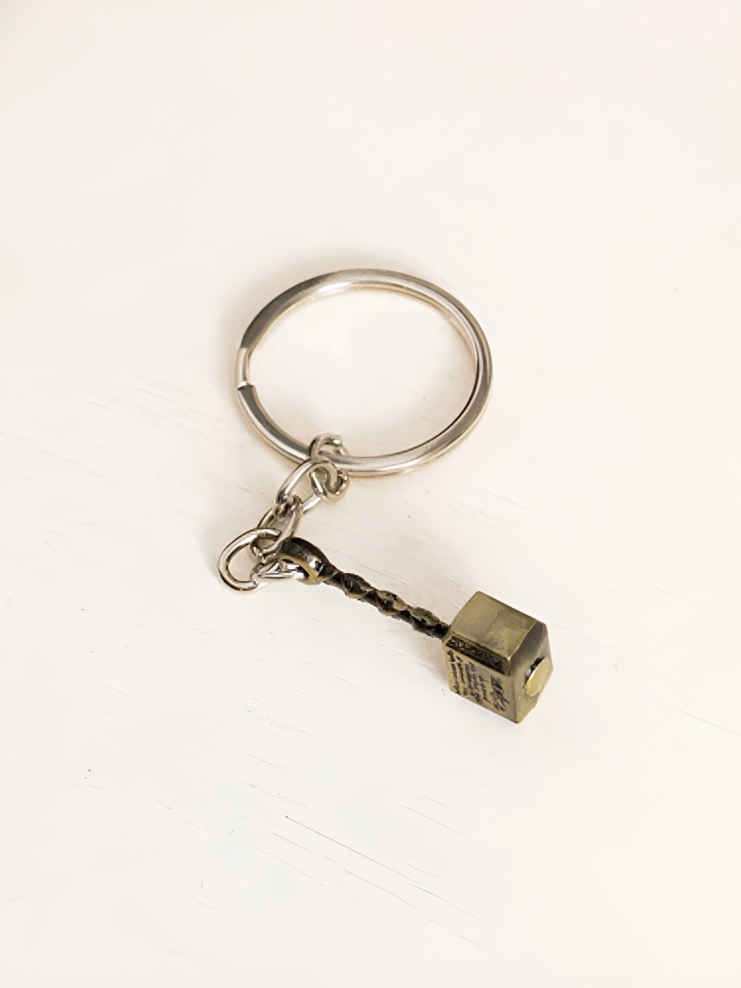 

THEDECORKART Unisex Thor-Hammer Key Chain, Yellow