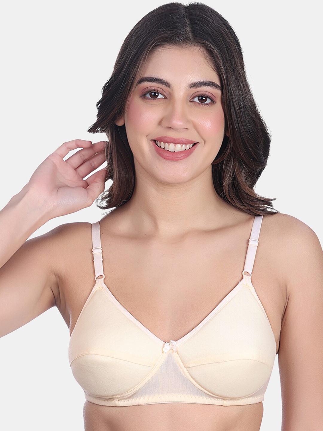 

SKDREAMS Heavily Padded Non-Wired Everyday Bra-All Day Comfort, Nude