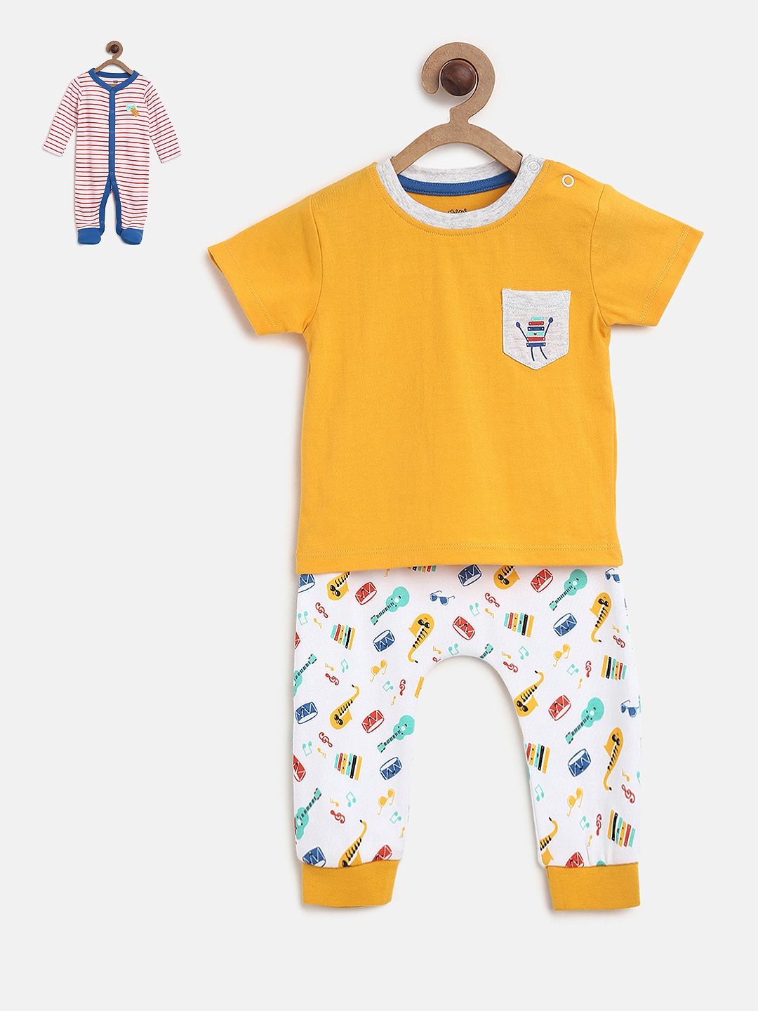 

MINI KLUB Boys Co-ords set, Yellow