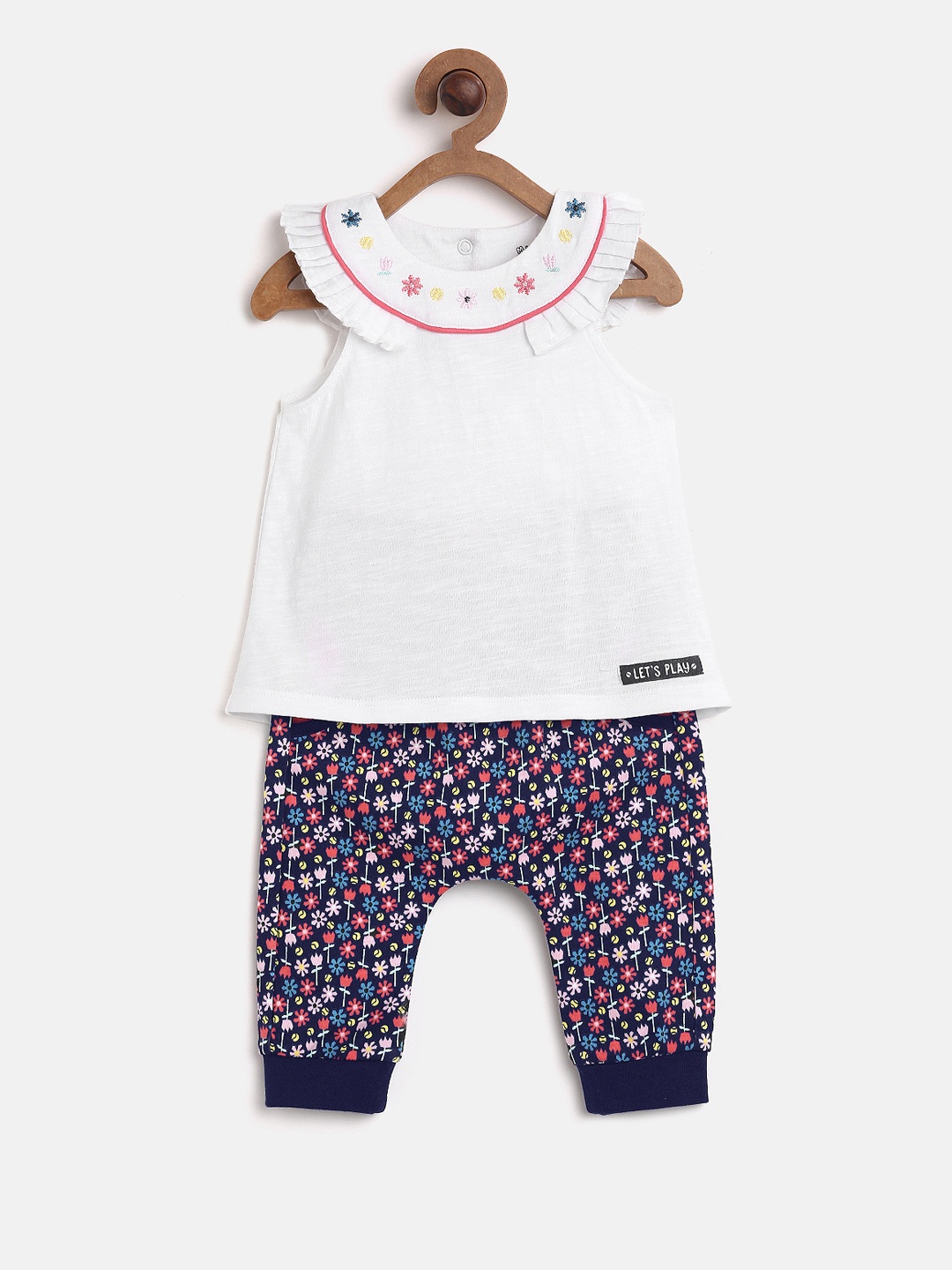 

MINI KLUB Girls Co-ords set, White