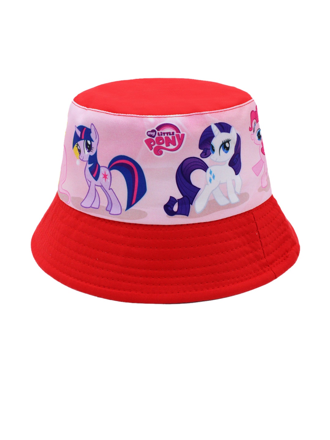 

JENNA Men Red Self Design Bucket Hat