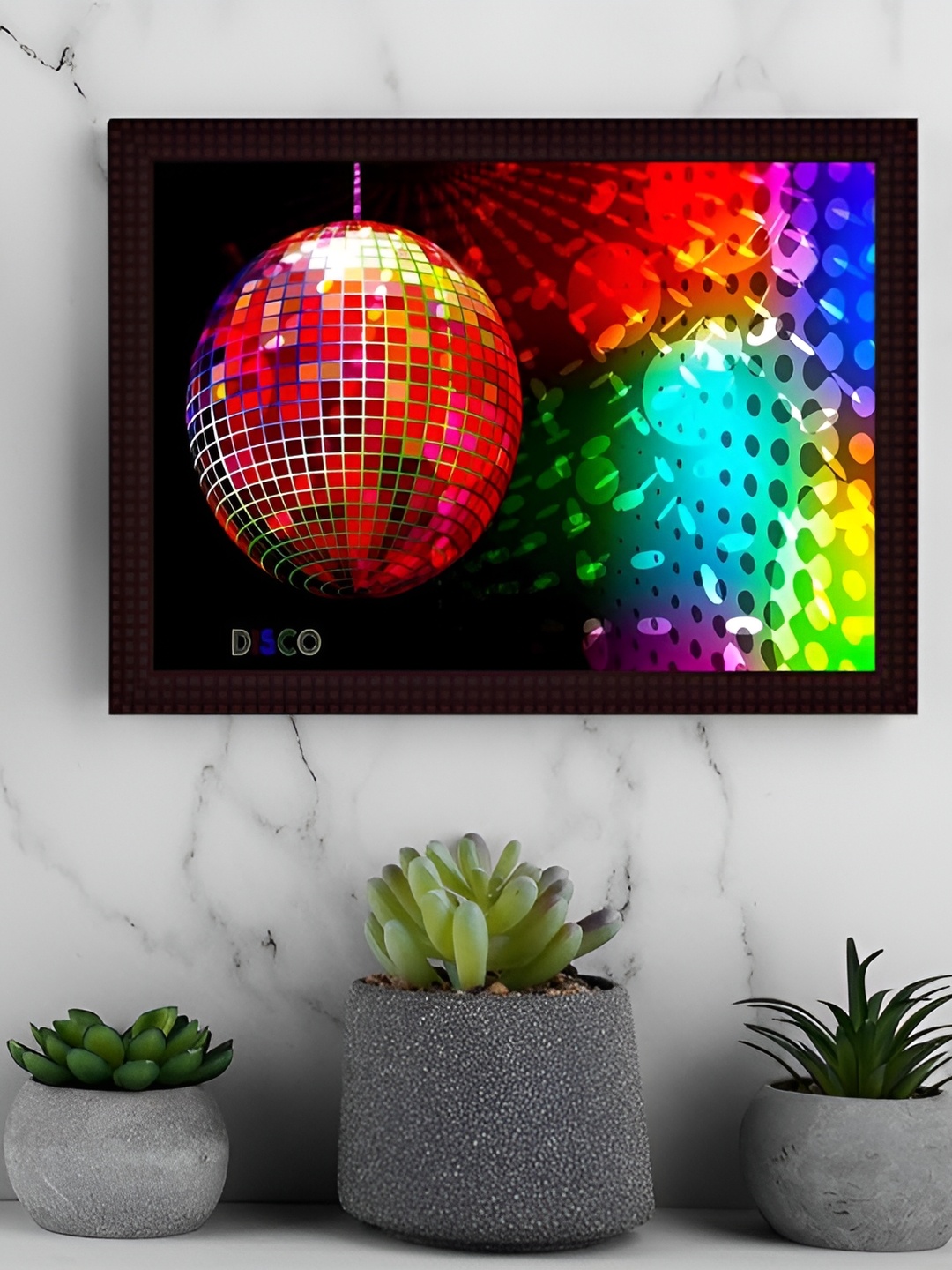 

Tamatina Black & Red Printed Canvas Wall Art
