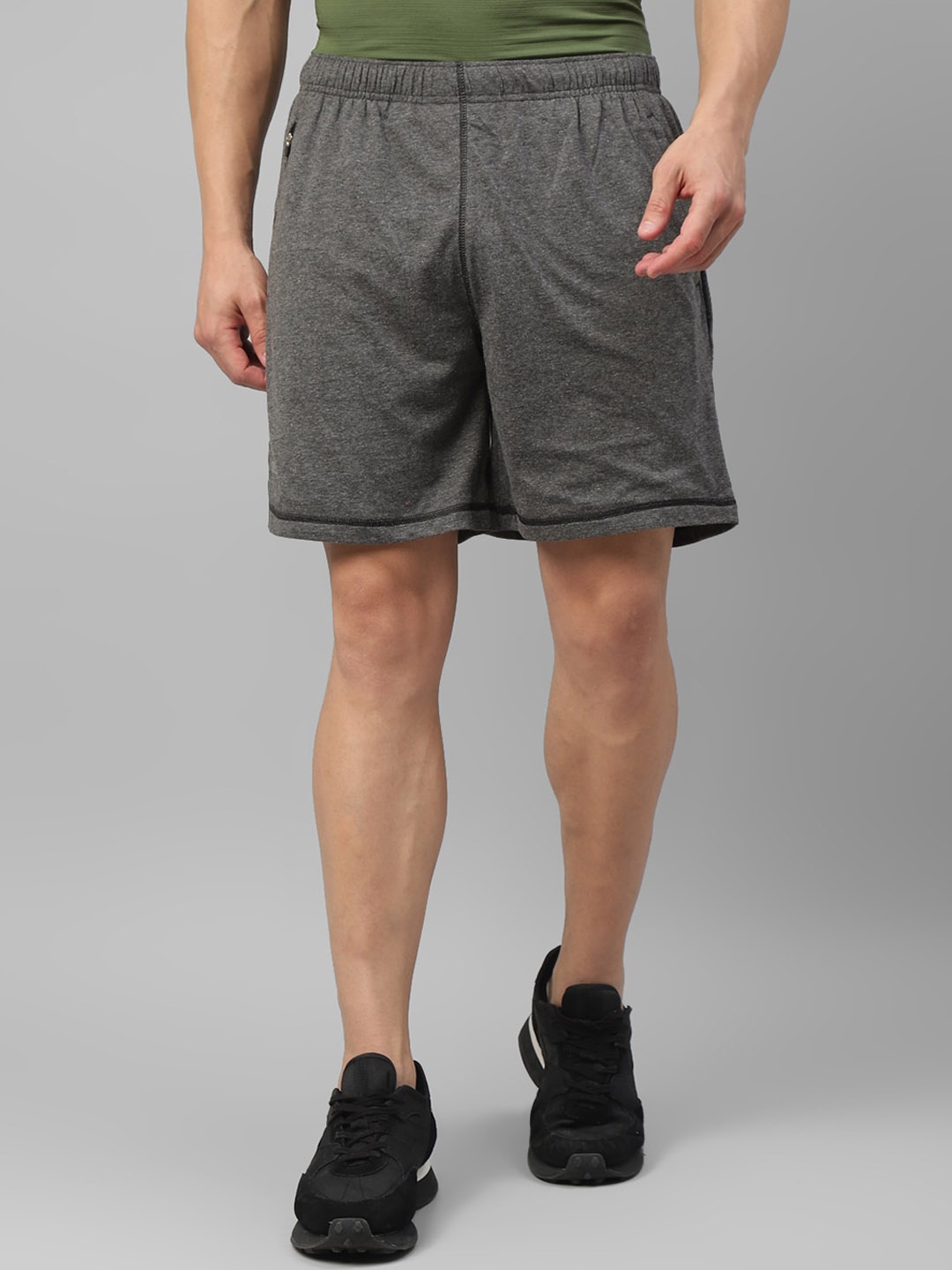 

DIDA Men Dry-Fit Running Shorts, Charcoal