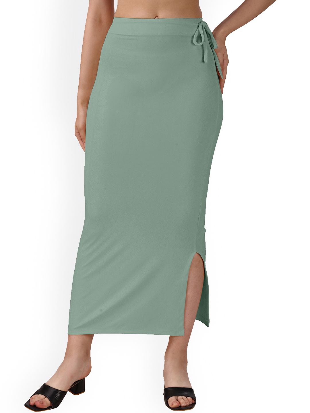 

Mehrang Straight Cut Saree Shapewear, Teal