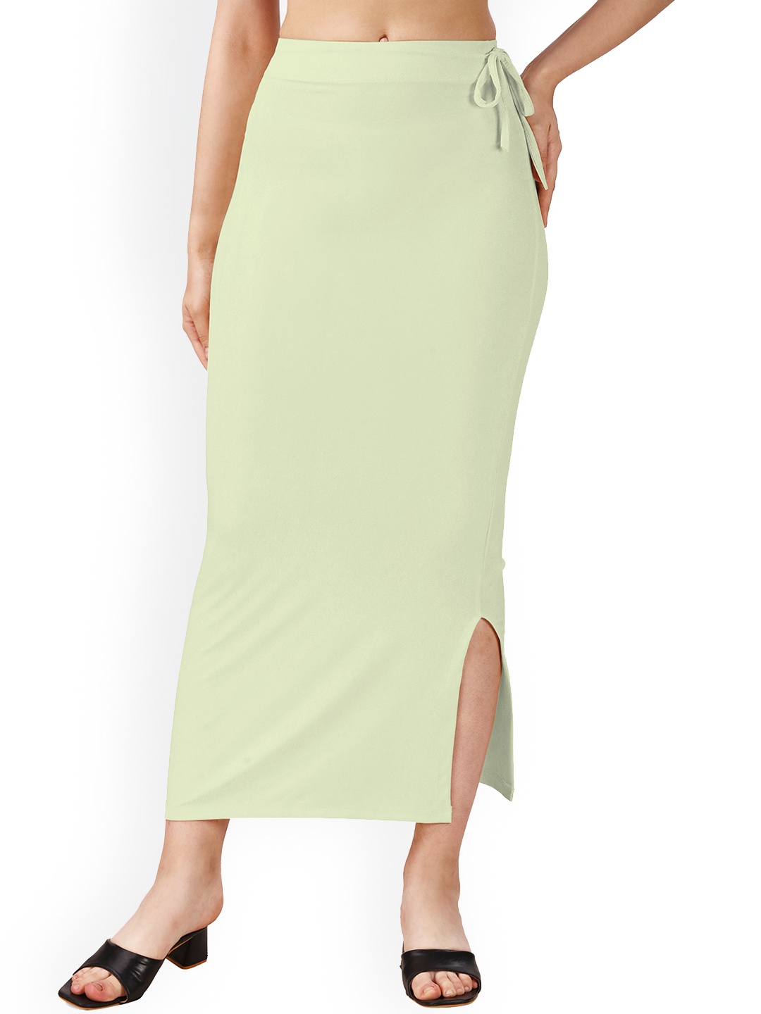 

Mehrang Straight Cut Saree Shapewear, Green