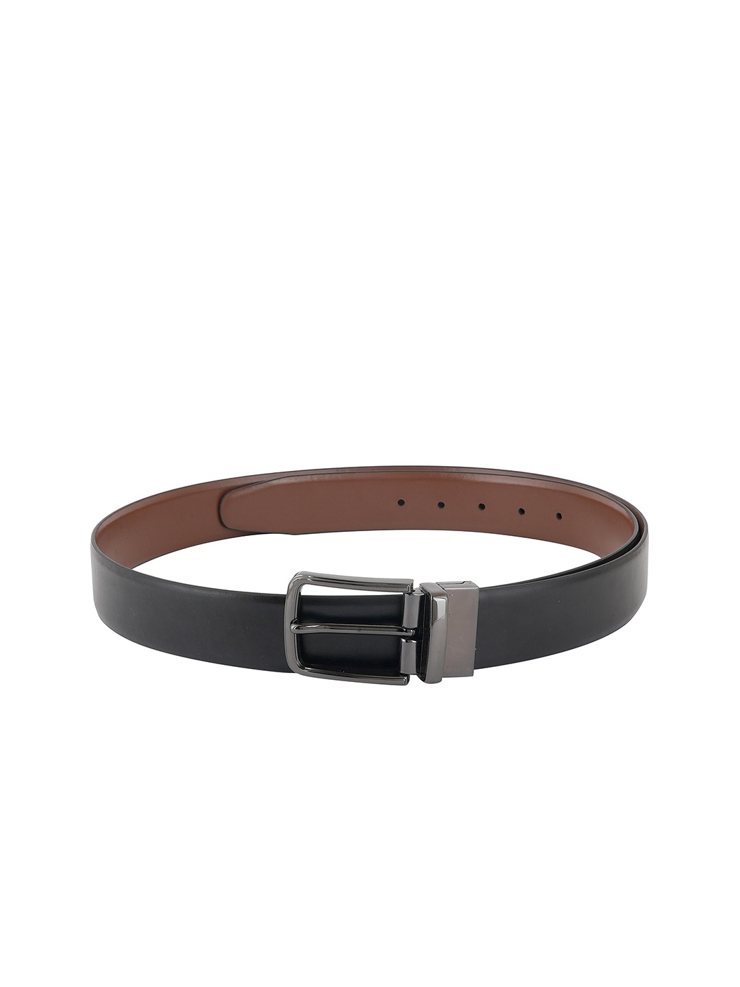 

Style Shoes Men Reversible Leather Belt, Black