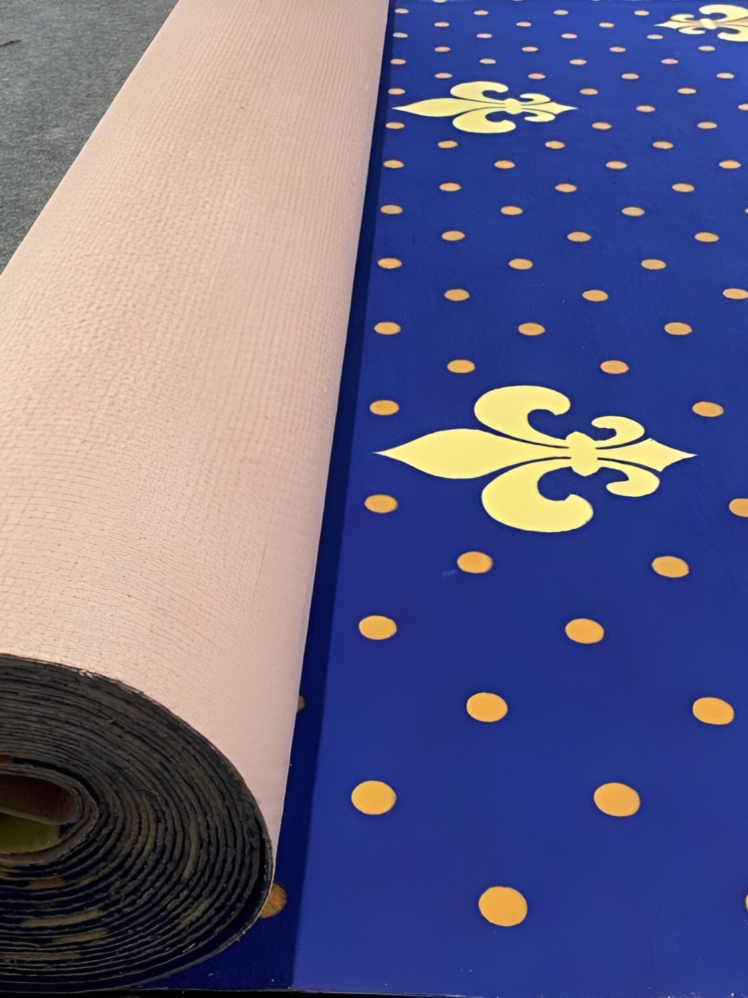 

Safiya Carpet Blue Ethnic Motifs Water Resistant Nylon Carpet