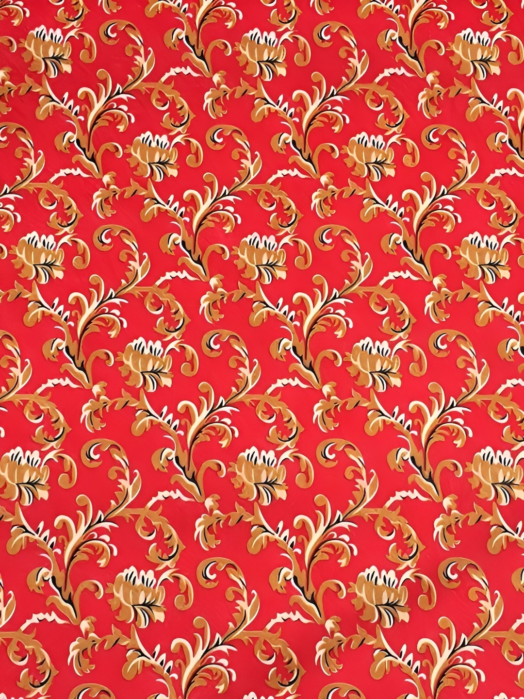

Safiya Carpet Red Floral Water Resistant Carpets