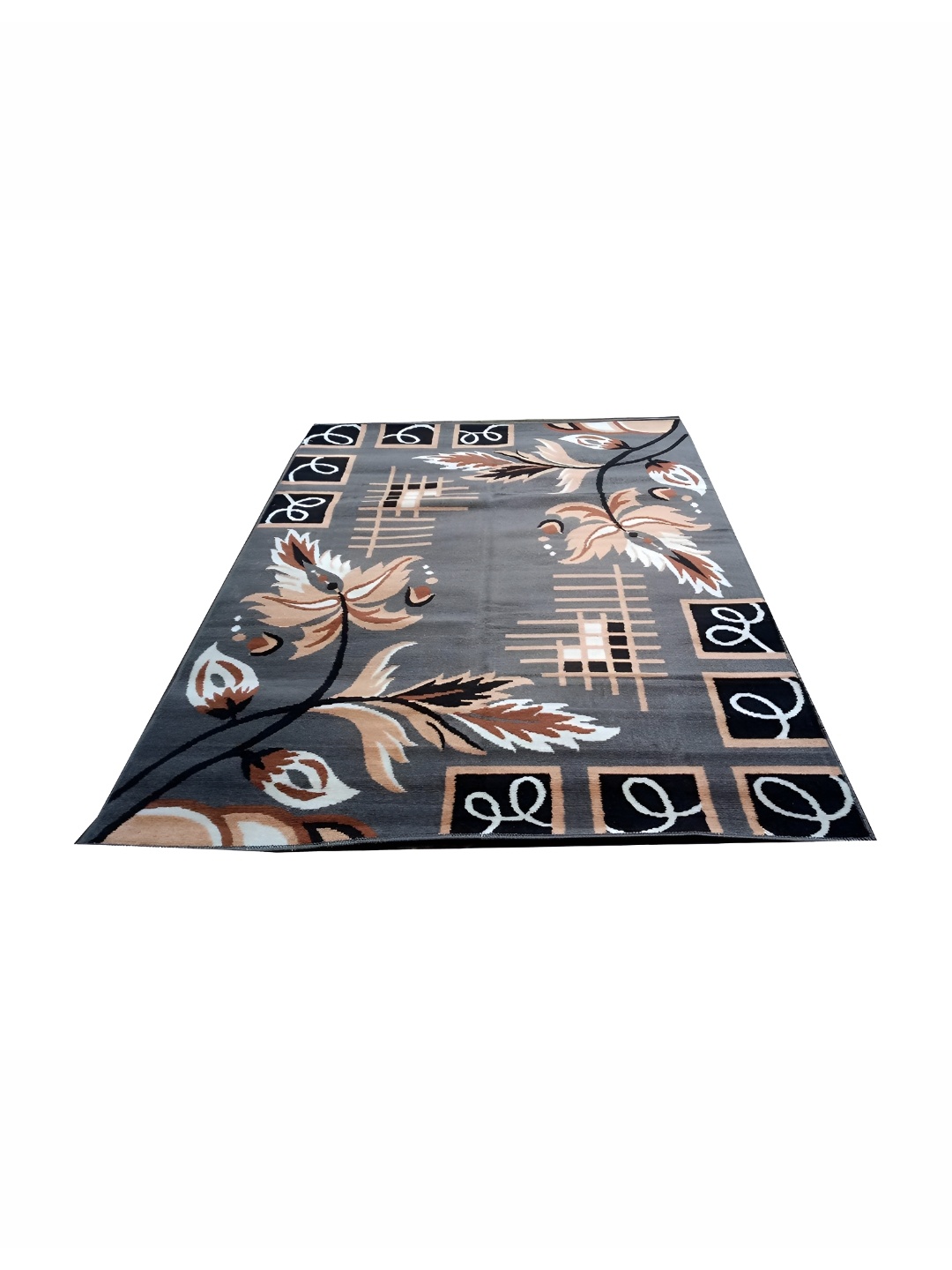 

Safiya Carpet Grey Printed Floor Carpets