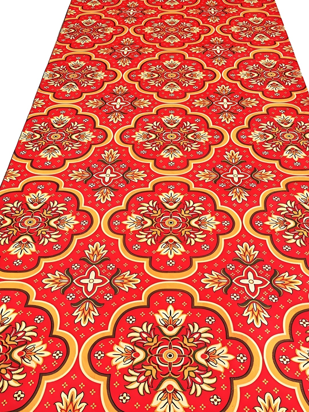 

Safiya Carpet Red Printed Floor Carpets