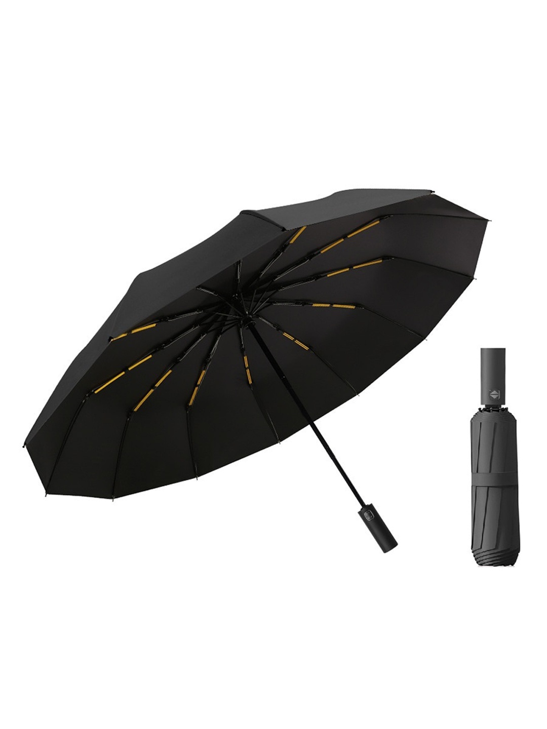 

Alexvyan Women Automatic 2 Fold Umbrellas, Black