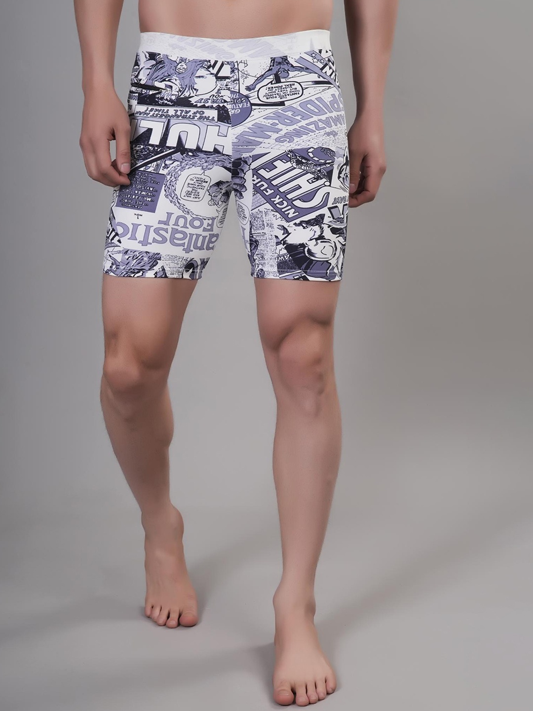 

BRACHY Men Swim Bottoms, White