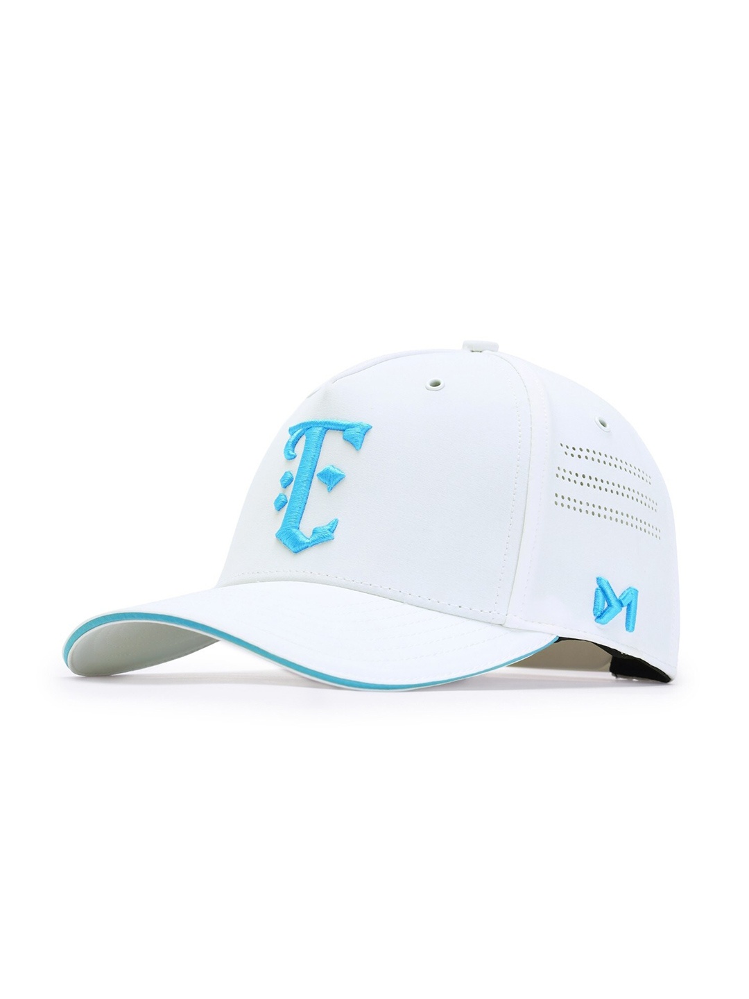 

LIT-AF Unisex Embroidered Baseball Cap, White