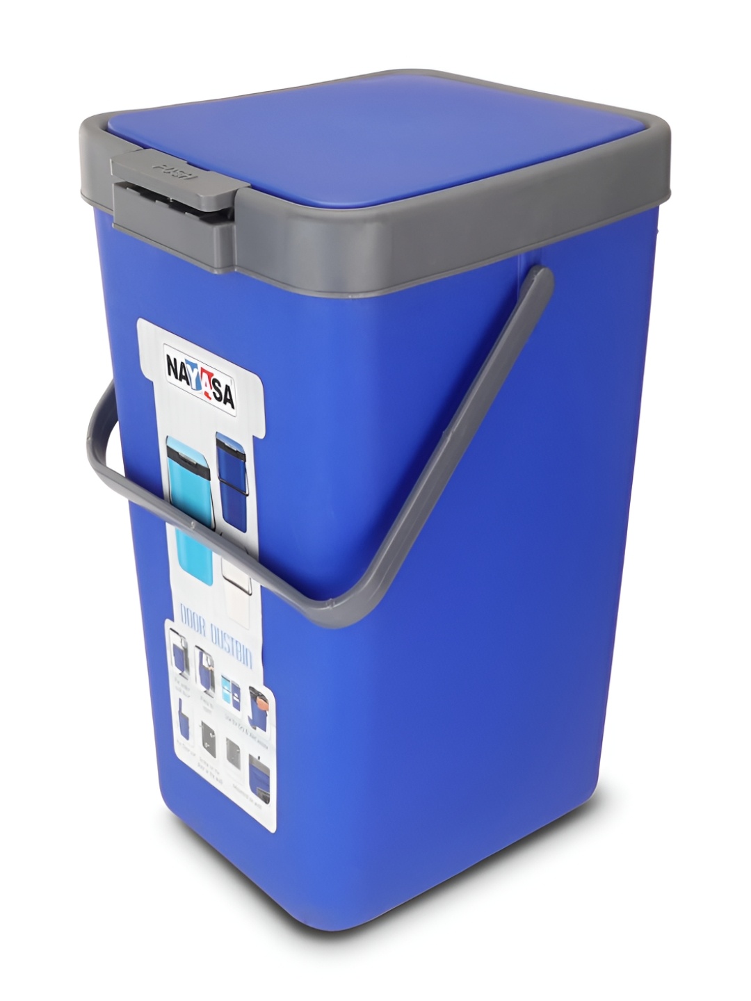 

Nayasa Blue Top Push Dustbin 18 L