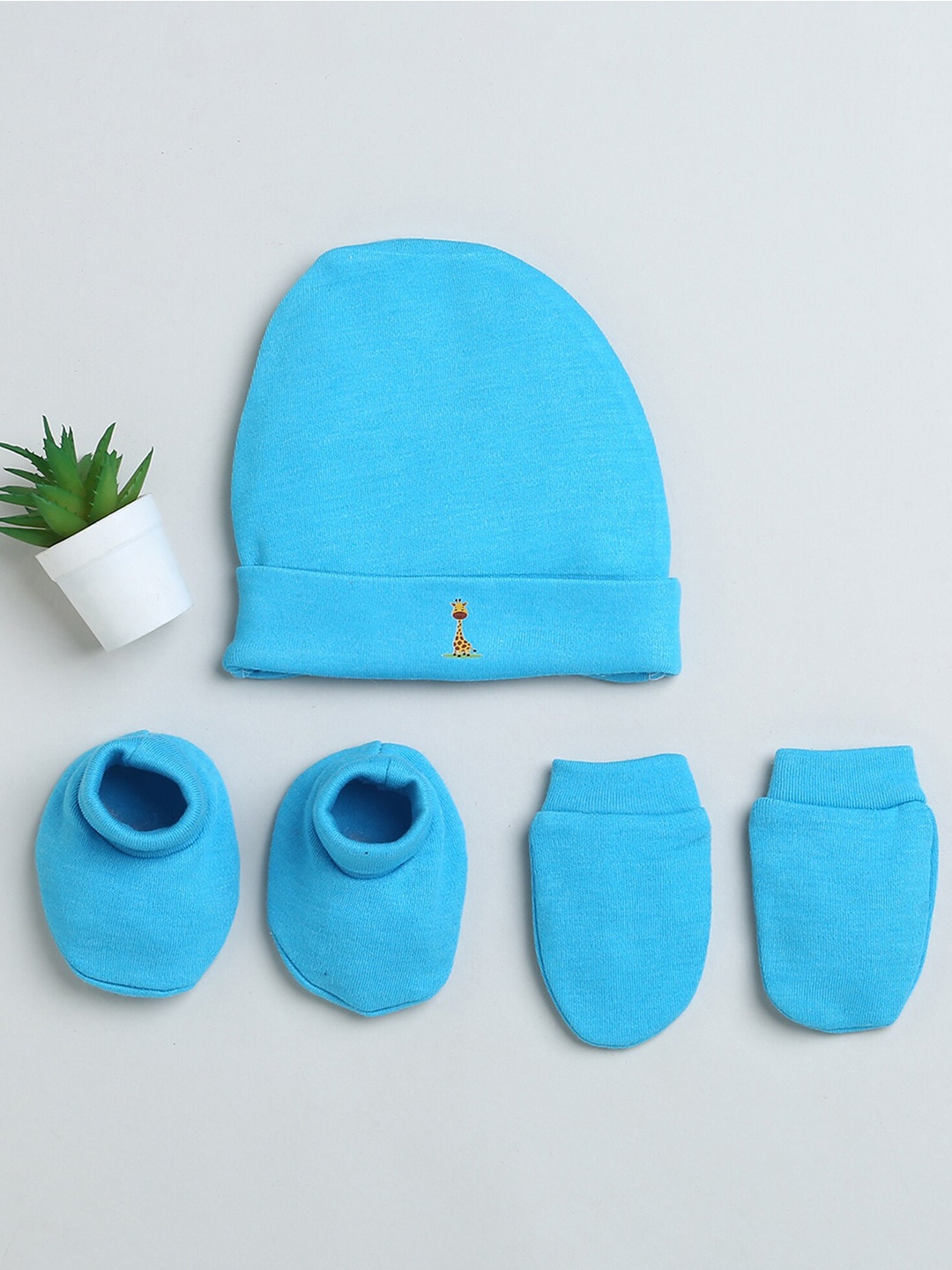 

BUMZEE Infants Boys Cotton Beanie, Blue