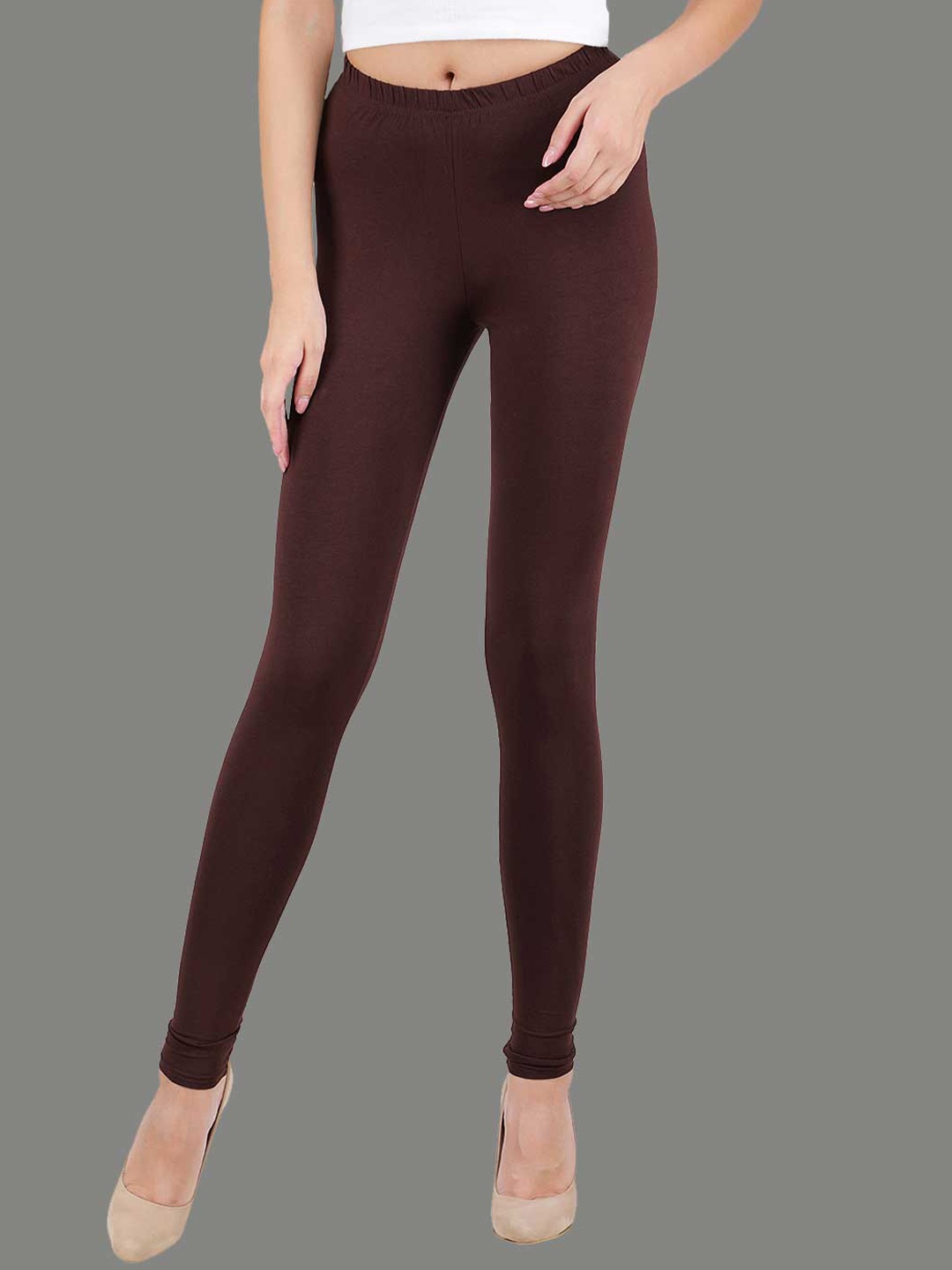 

FFU Ankle Length Leggings, Brown