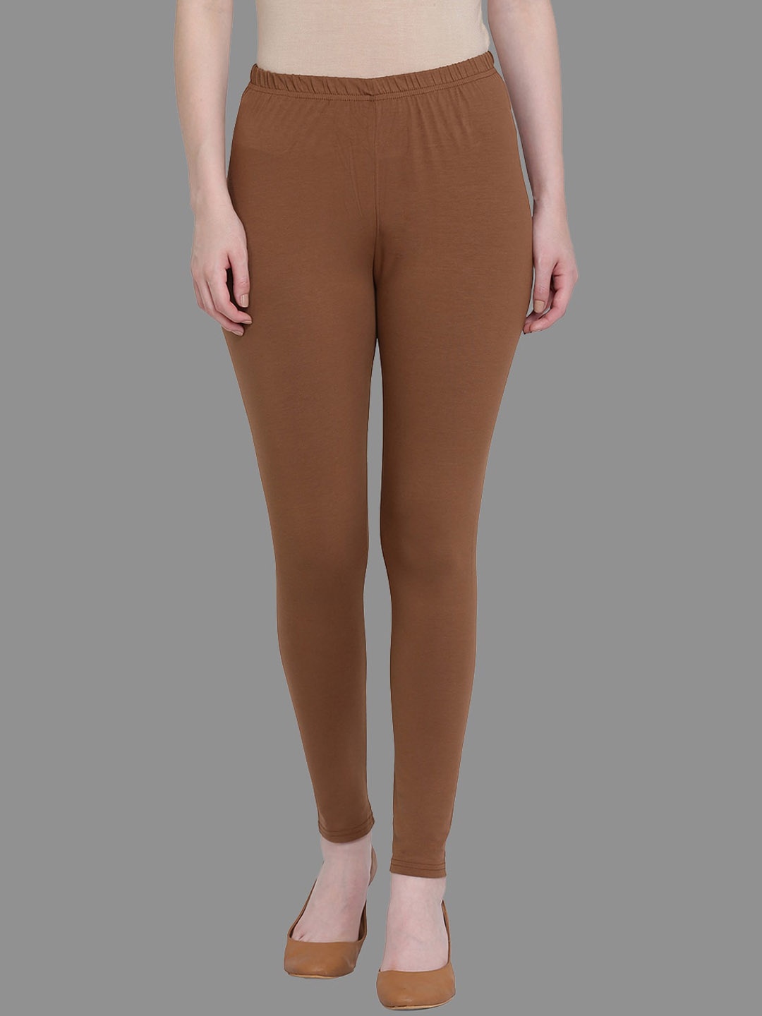 

FFU Ankle Length Leggings, Brown