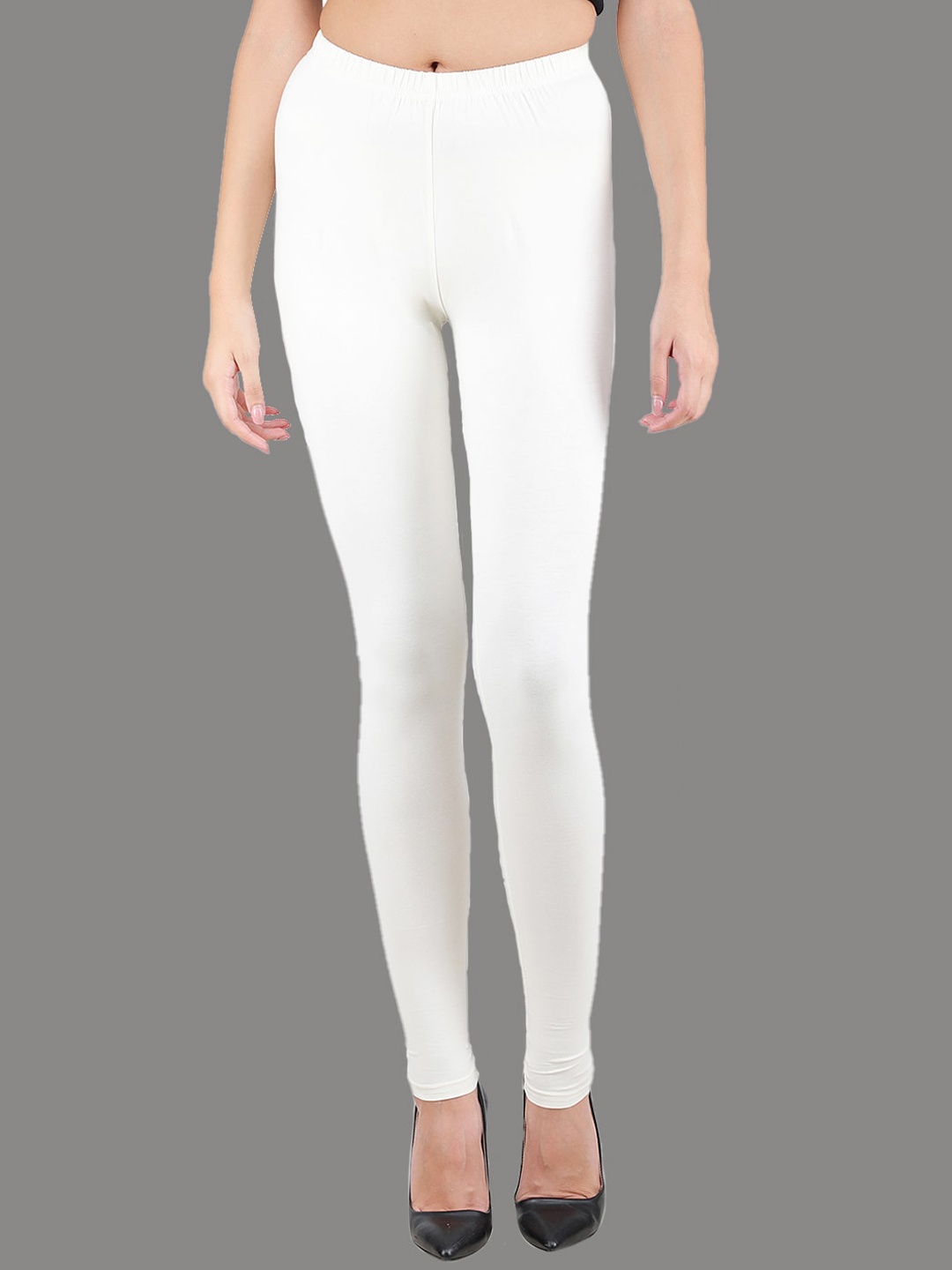 

FFU Ankle Length Leggings, Off white