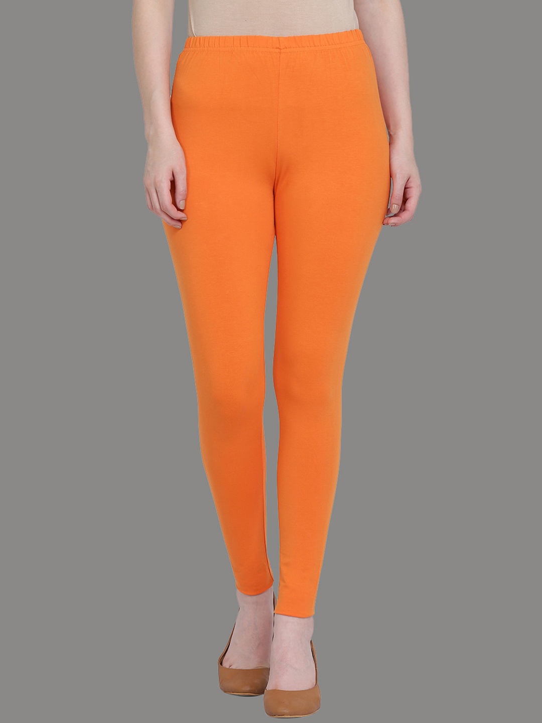 

FFU Women Ankle-Length Leggings, Orange