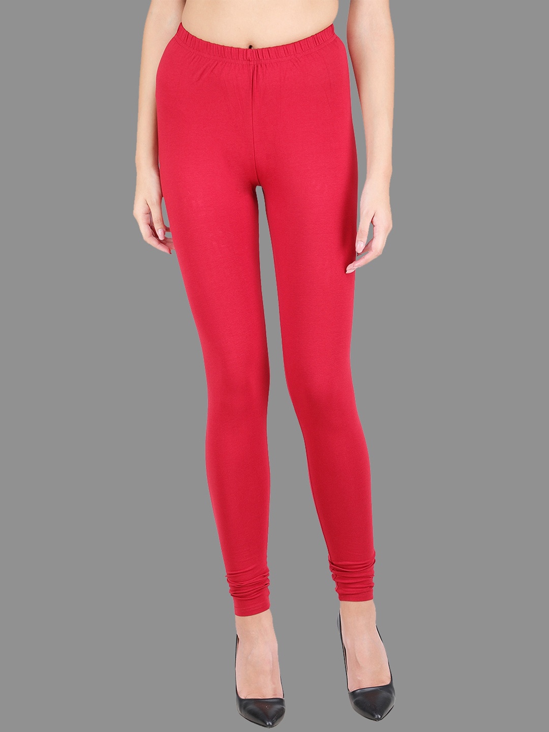 

FFU Ankle Length Leggings, Red