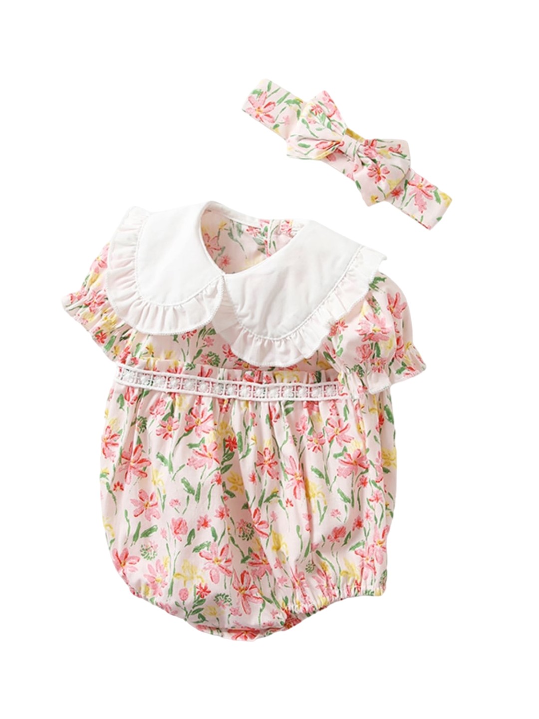 

StyleCast Infant Girls Pink Printed Pure Cotton Bodysuit