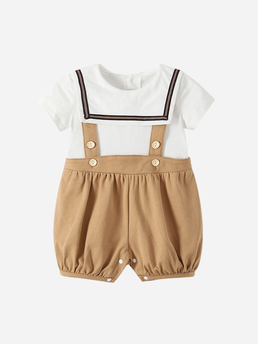 

StyleCast Infant Girls Brown Rompers