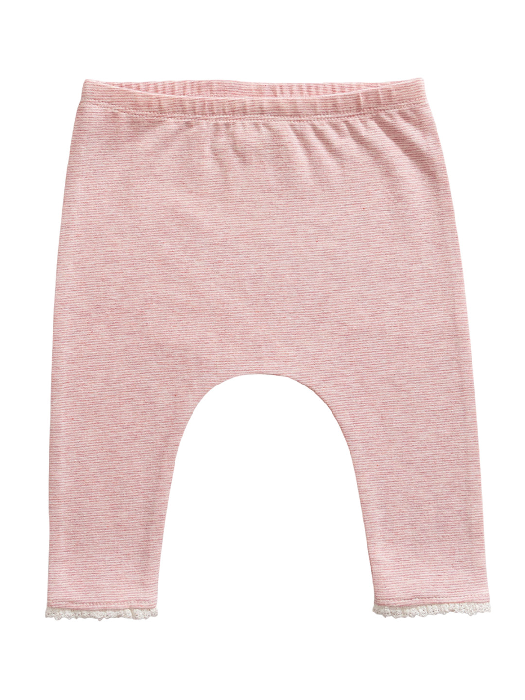 

JusCubs Infant Girls Striped Cotton Leggings, Pink