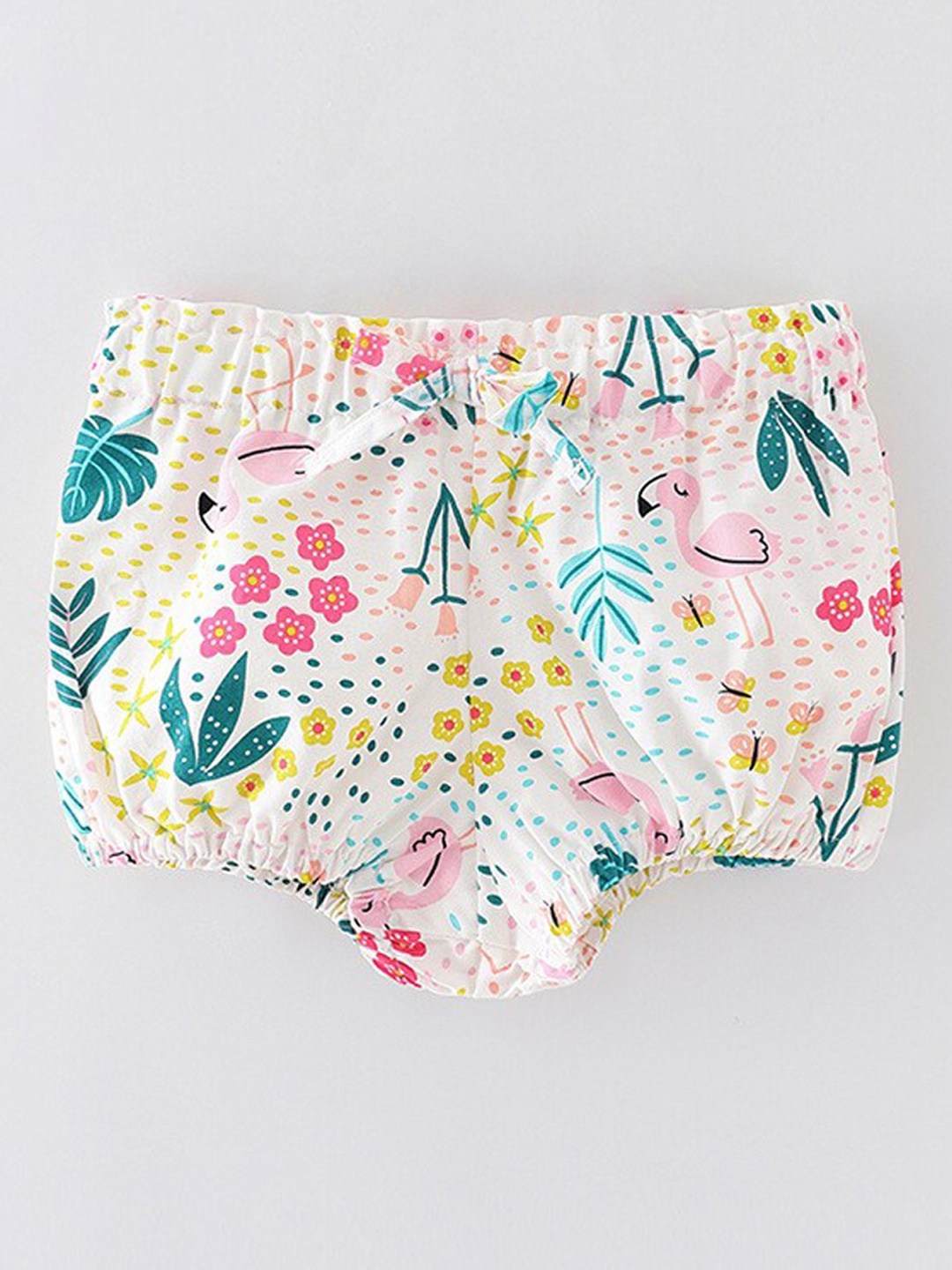 

StyleCast Girls White Floral Printed Shorts