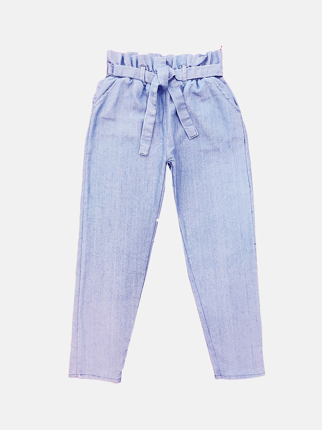 

BAESD Girls London Slim Fit Clean Look Mid Rise Cotton Stretchable Jeans, Blue