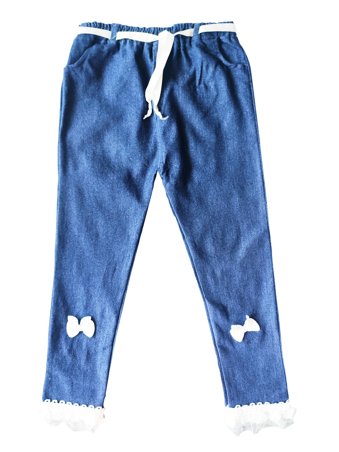 

BAESD Girls Narrow Slim Fit Stretchable Jeans, Blue