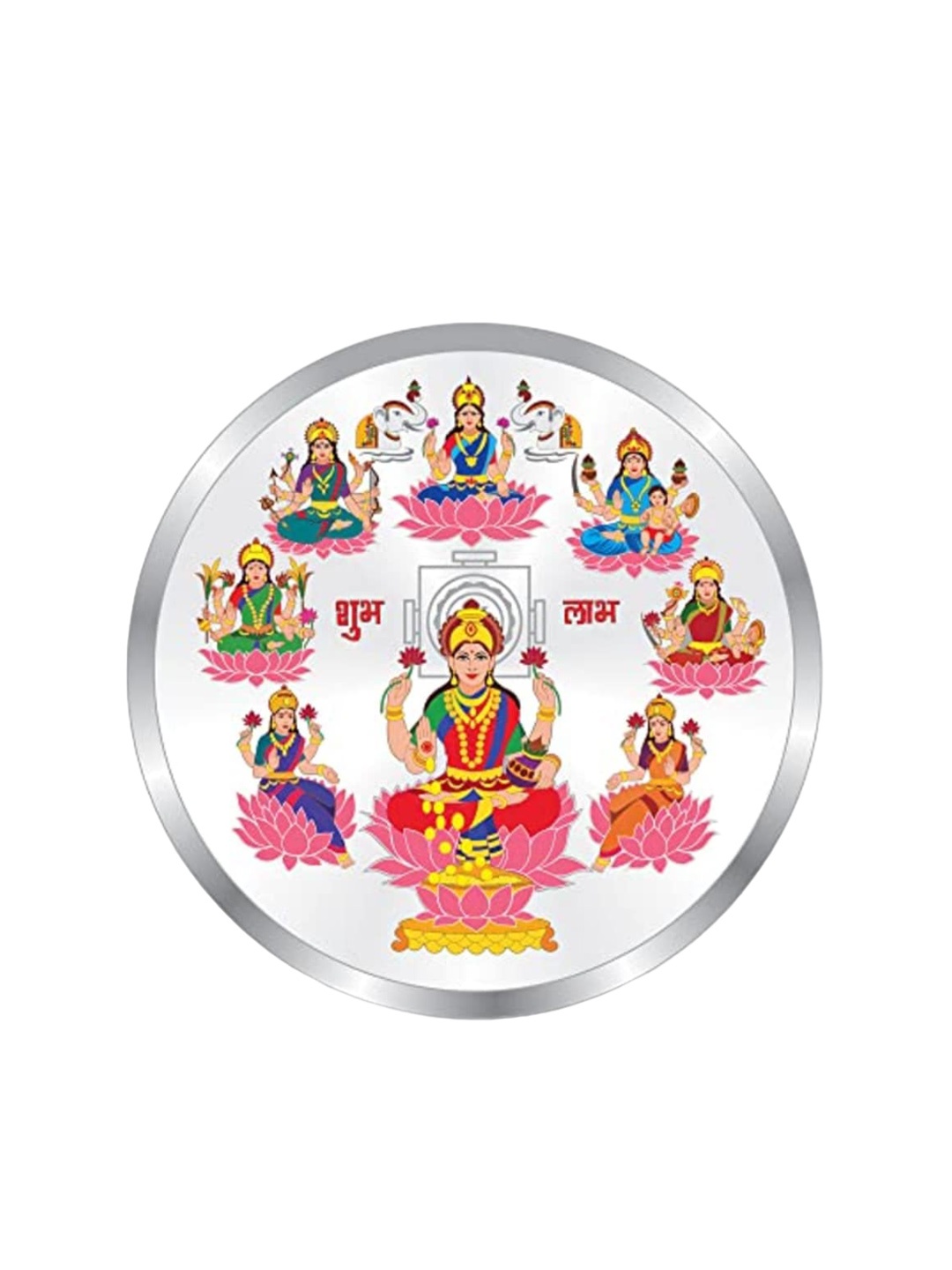 

Precious Moments Ashta Laxmi (999) Pure Silver Coin-10gm