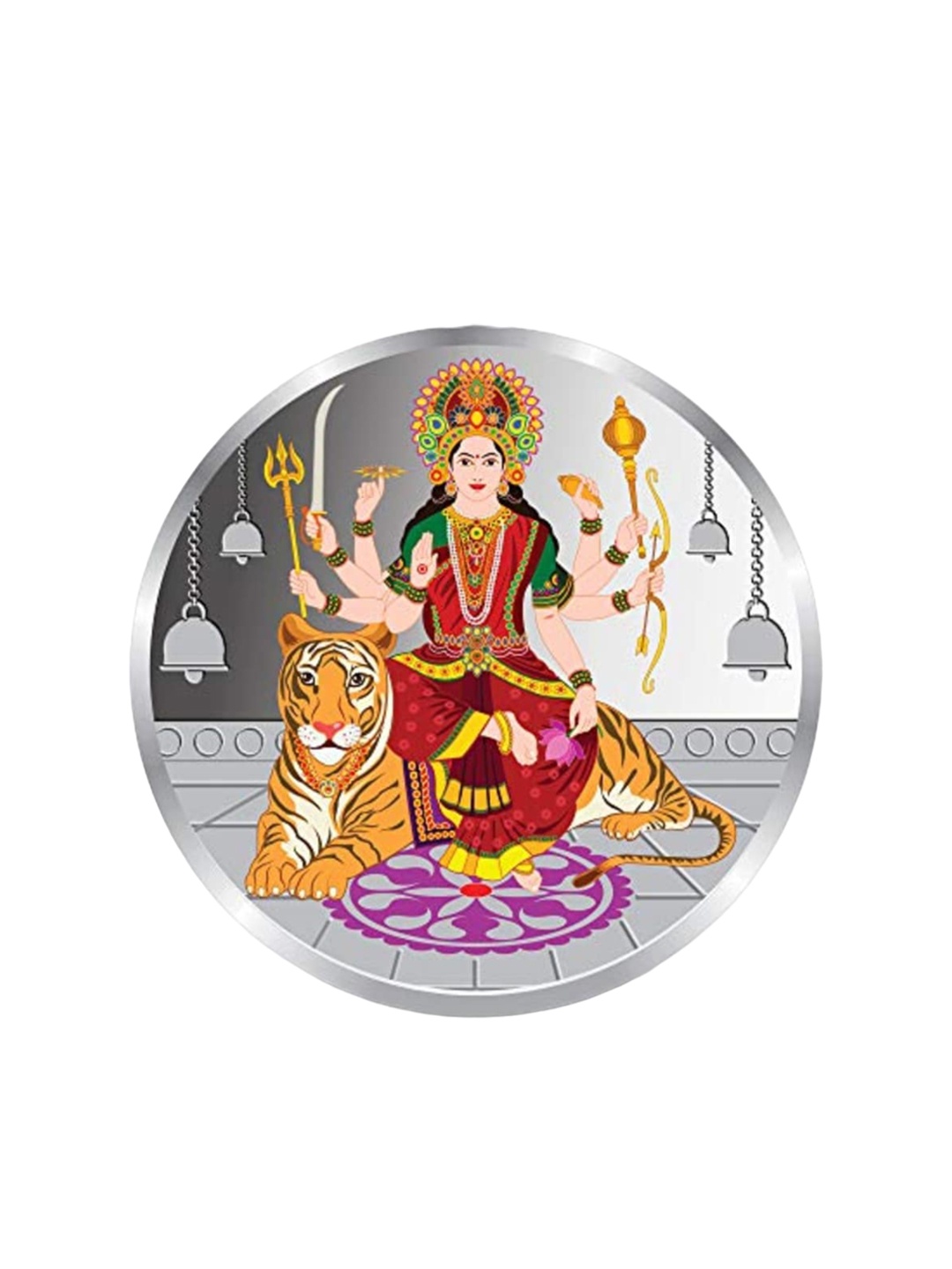

Precious Moments Durga Mata 999 Silver Coin-20 gram