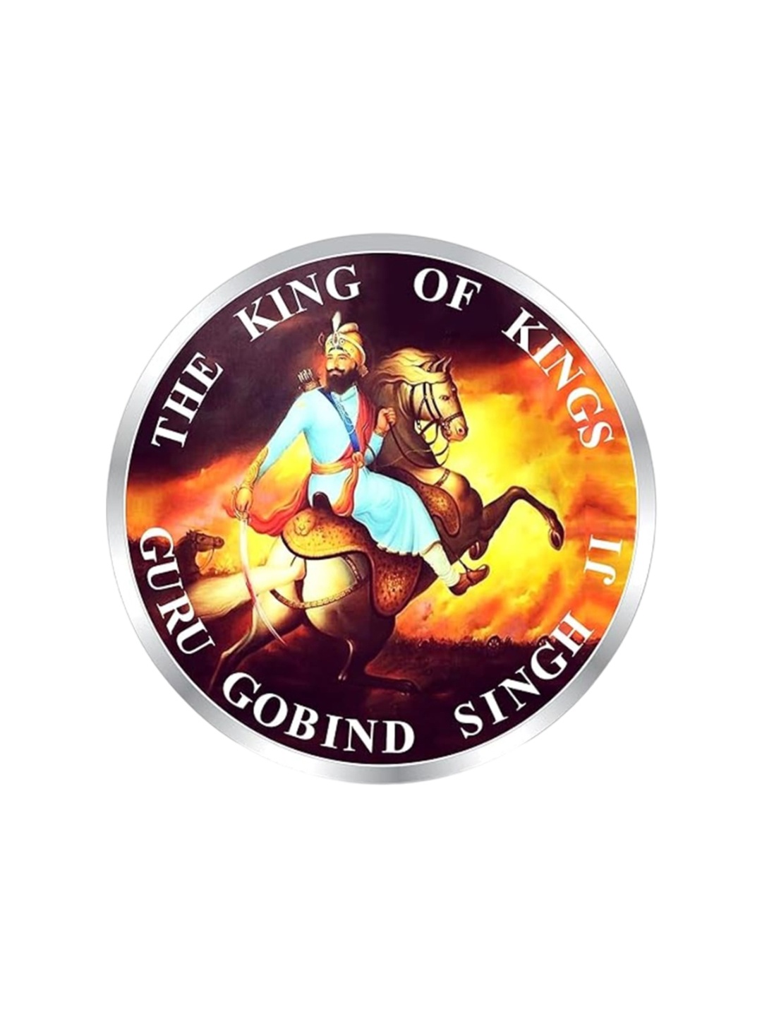 

Precious Moments Guru Gobind Singh (999) Pure Silver Coin-20 gram