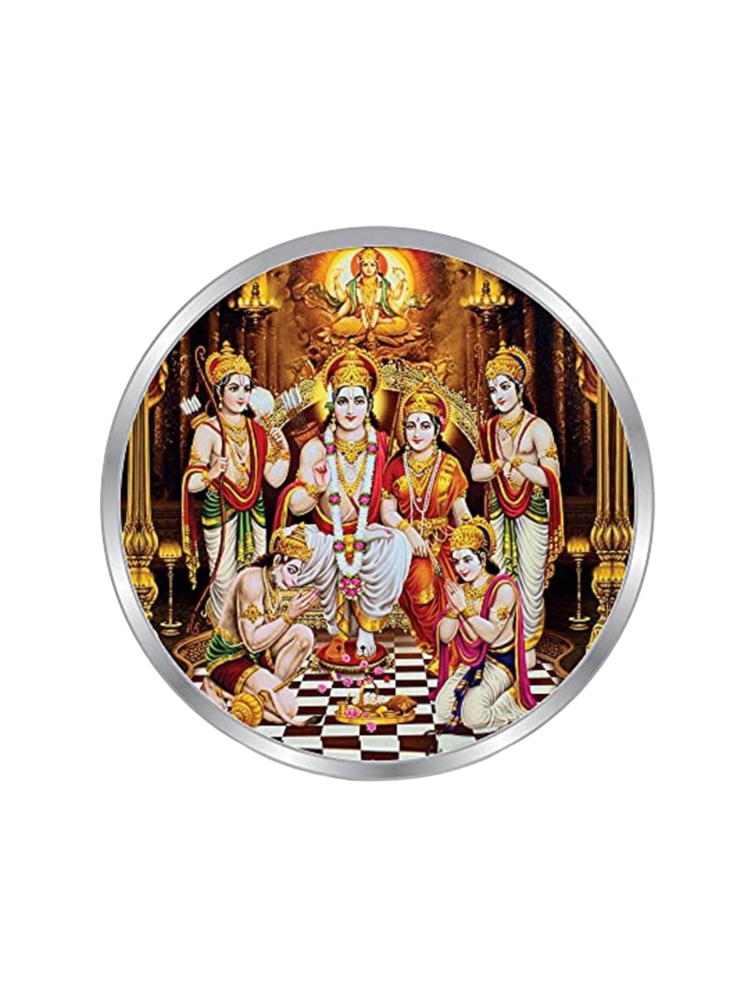 

Precious Moments Ram Lalla Ram Mandir Ayodha Temple (999) Pure Silver Coin 20gm