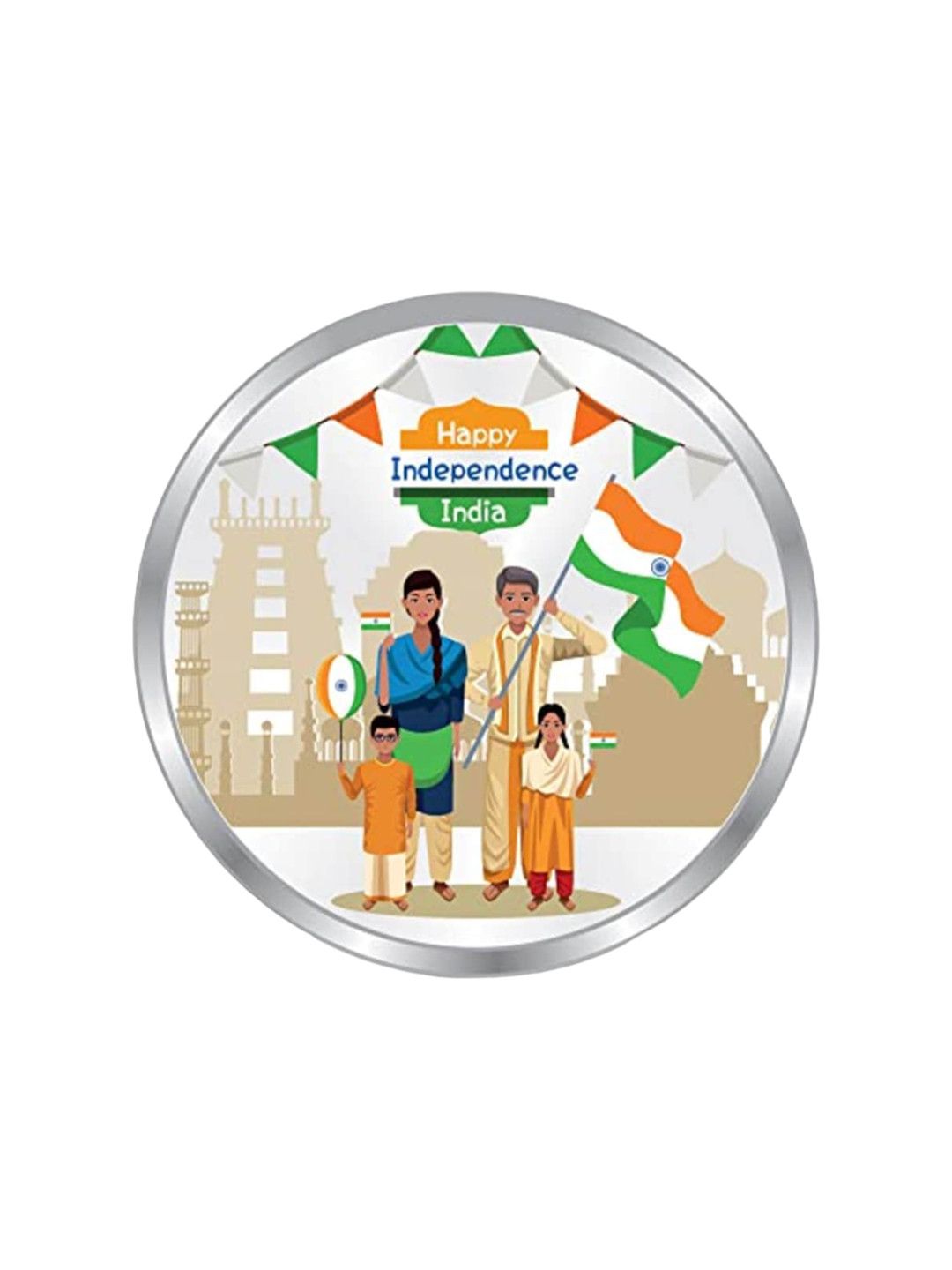 

Precious Moments Happy Independence Day (999) Pure Silver Coin-10gm