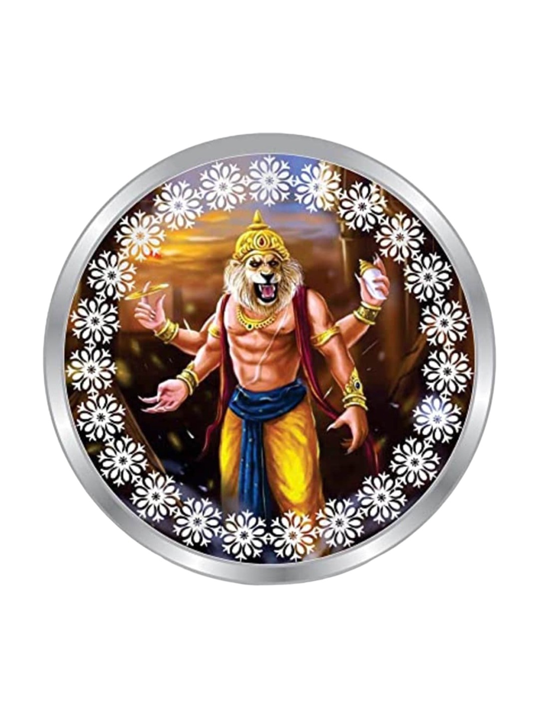 

Precious Moments Narasimha (999) Pure Silver Coin-20gm