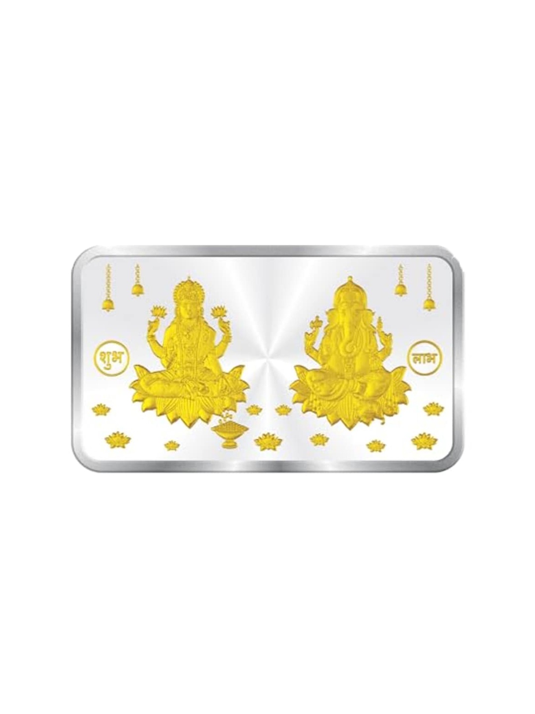 

Precious Moments Ganesh & Lakshmi Ji 999 Pure Silver Coin 10gm